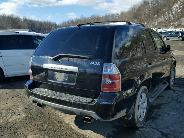 2HNYD18965H558559 - 2005 ACURA MDX TOURIN BLACK photo 4