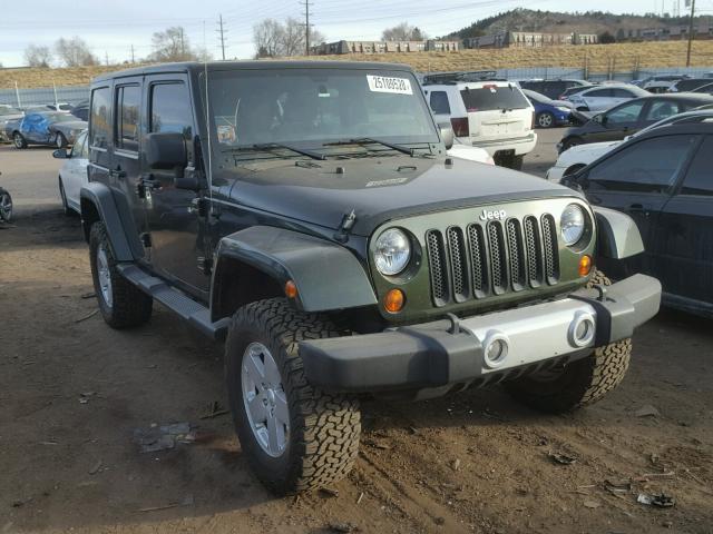 1J4HA5H18BL546700 - 2011 JEEP WRANGLER U GREEN photo 1