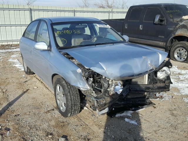 KNAFE121385498133 - 2008 KIA SPECTRA EX BLUE photo 1