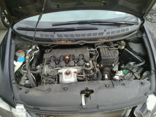 2HGFA1F86AH502424 - 2010 HONDA CIVIC EX შავი ფოტო 7