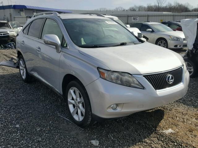 2T2ZK1BA1AC015218 - 2010 LEXUS RX 350 SILVER photo 1