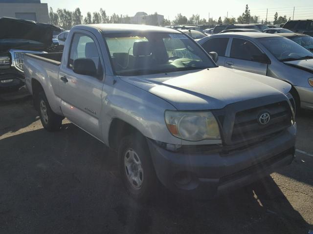 5TENX22N46Z215539 - 2006 TOYOTA TACOMA SILVER photo 1