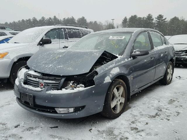 1G8AL55F57Z169341 - 2007 SATURN ION LEVEL GRAY photo 2