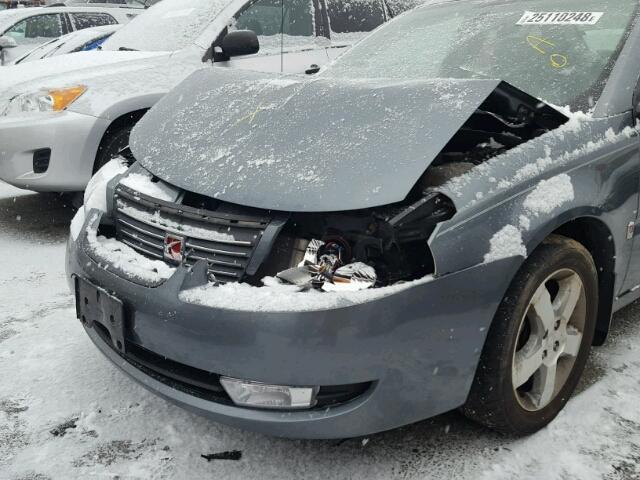1G8AL55F57Z169341 - 2007 SATURN ION LEVEL GRAY photo 9