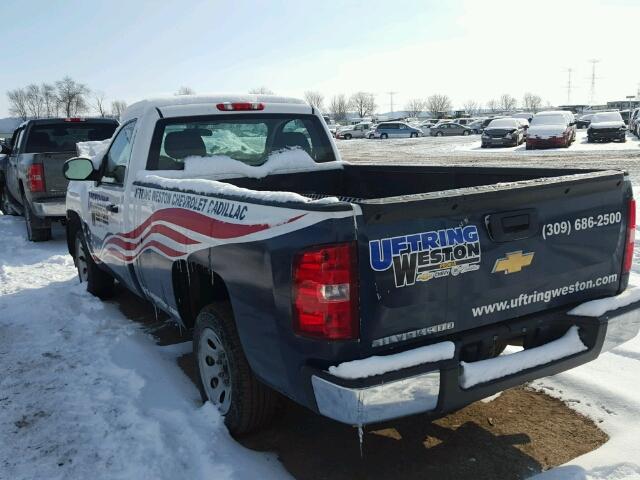 1GCNCPEXXBZ396660 - 2011 CHEVROLET SILVERADO WHITE photo 3