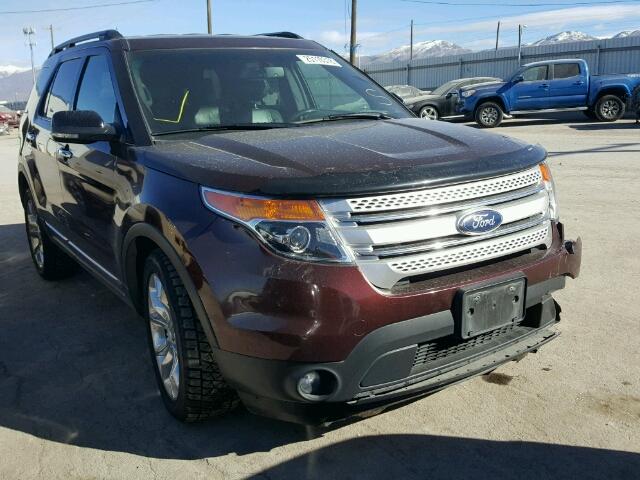 1FMHK8D81CGA94182 - 2012 FORD EXPLORER X PURPLE photo 1