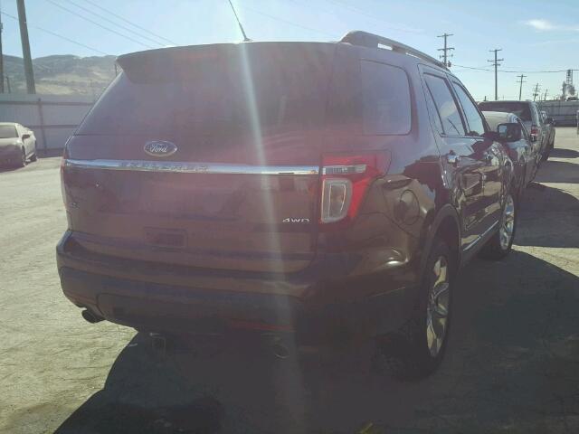 1FMHK8D81CGA94182 - 2012 FORD EXPLORER X PURPLE photo 4