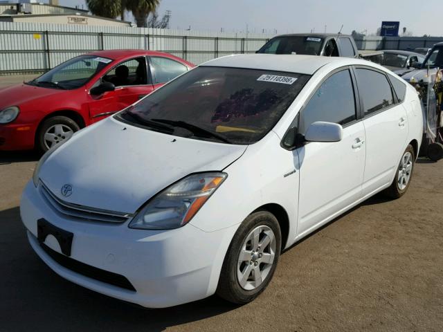 JTDKB20U097836722 - 2009 TOYOTA PRIUS WHITE photo 2