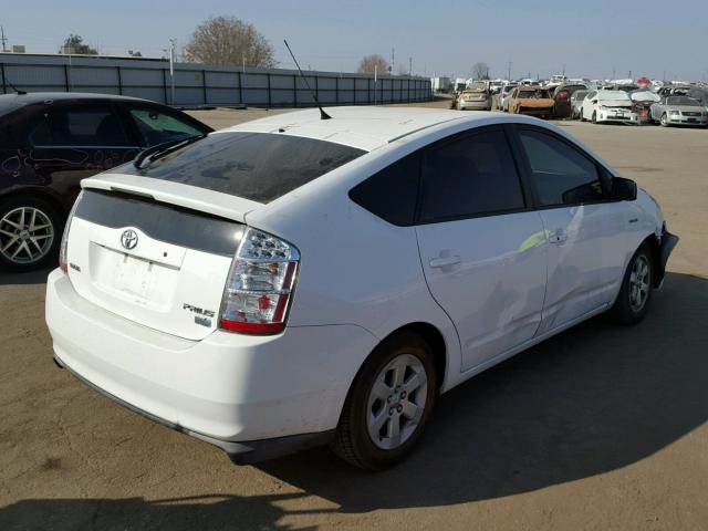 JTDKB20U097836722 - 2009 TOYOTA PRIUS WHITE photo 4