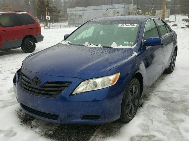 4T1BE46K49U327514 - 2009 TOYOTA CAMRY BASE BLUE photo 2