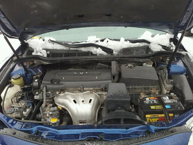 4T1BE46K49U327514 - 2009 TOYOTA CAMRY BASE BLUE photo 7