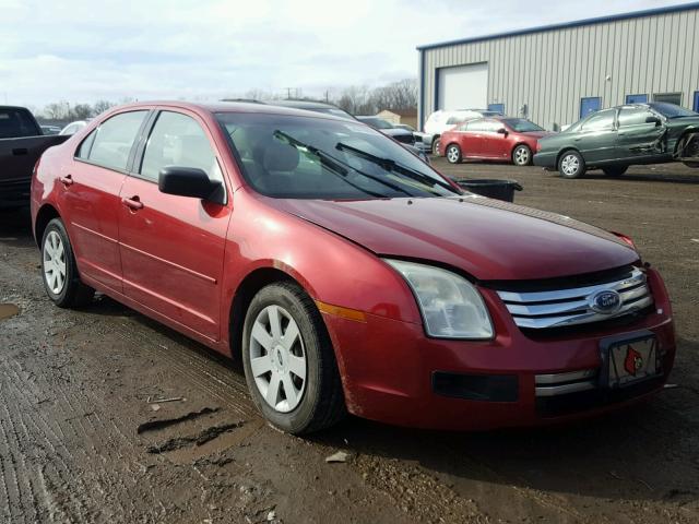 3FAHP06Z77R101931 - 2007 FORD FUSION S RED photo 1