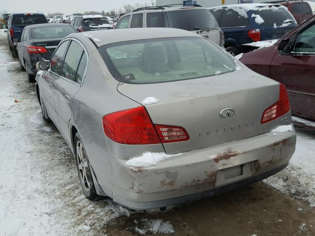 JNKCV51E64M601044 - 2004 INFINITI G35 TAN photo 3