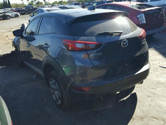 JM1DKBB77G0103864 - 2016 MAZDA CX-3 SPORT GRAY photo 3