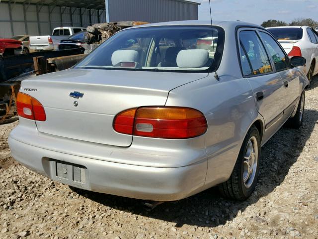 1Y1SK52892Z400555 - 2002 CHEVROLET GEO PRIZM SILVER photo 4