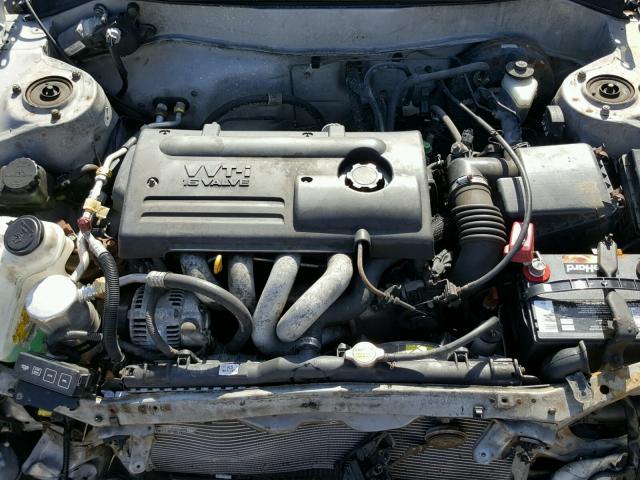 1Y1SK52892Z400555 - 2002 CHEVROLET GEO PRIZM SILVER photo 7