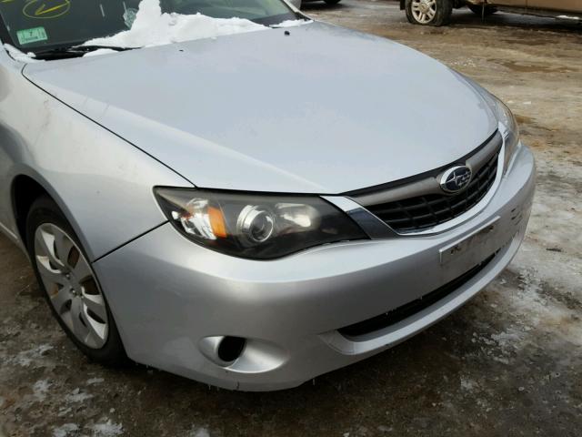 JF1GE61649H513214 - 2009 SUBARU IMPREZA 2. SILVER photo 9