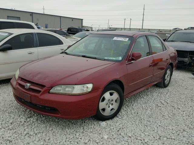 1HGCG16501A039105 - 2001 HONDA ACCORD EX BURGUNDY photo 2