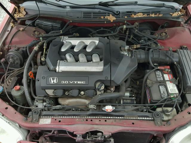 1HGCG16501A039105 - 2001 HONDA ACCORD EX BURGUNDY photo 7