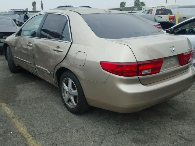 1HGCM56855A065103 - 2005 HONDA ACCORD EX GOLD photo 3