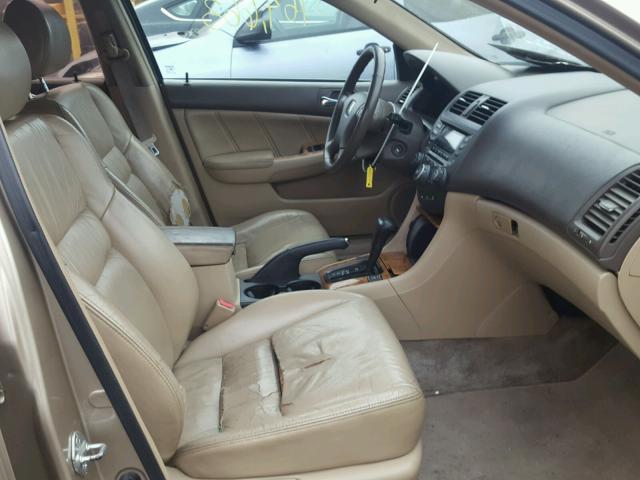 1HGCM56855A065103 - 2005 HONDA ACCORD EX GOLD photo 5