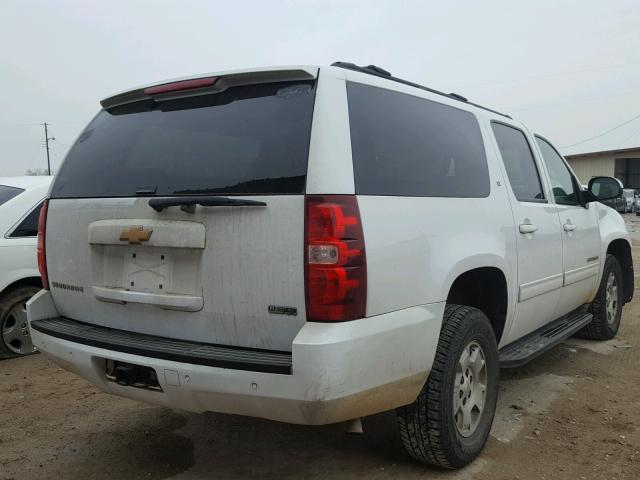 1GNSKJE74CR215323 - 2012 CHEVROLET SUBURBAN K WHITE photo 4