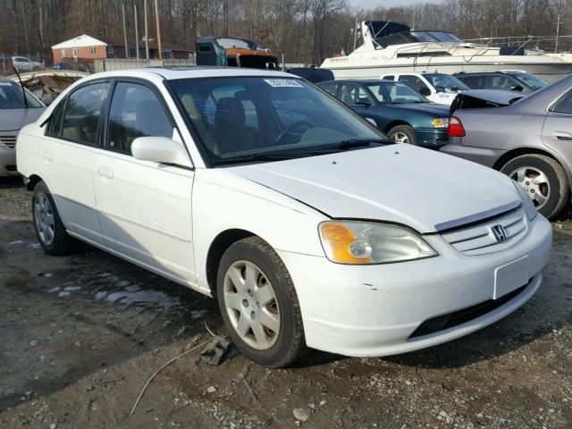 2HGES267X1H604136 - 2001 HONDA CIVIC EX Սպիտակ լուսանկար 1