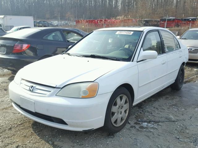 2HGES267X1H604136 - 2001 HONDA CIVIC EX Սպիտակ լուսանկար 2
