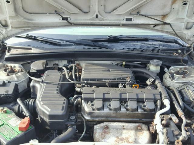 2HGES267X1H604136 - 2001 HONDA CIVIC EX Սպիտակ լուսանկար 7