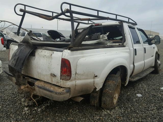 1FTWW32FX2EA13520 - 2002 FORD F350 SUPER WHITE photo 4