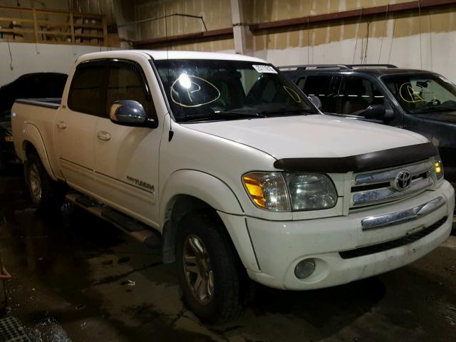 5TBDT44105S492092 - 2005 TOYOTA TUNDRA DOU WHITE photo 1