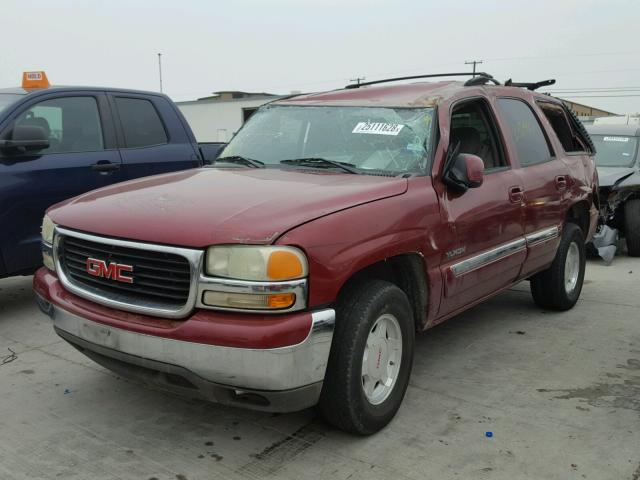 1GKEC13V74R271878 - 2004 GMC YUKON BURGUNDY photo 2