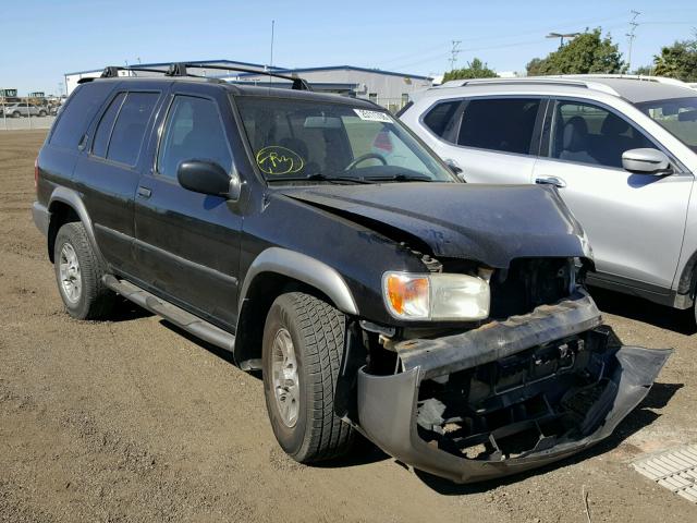 JN8DR07Y11W509519 - 2001 NISSAN PATHFINDER BLACK photo 1