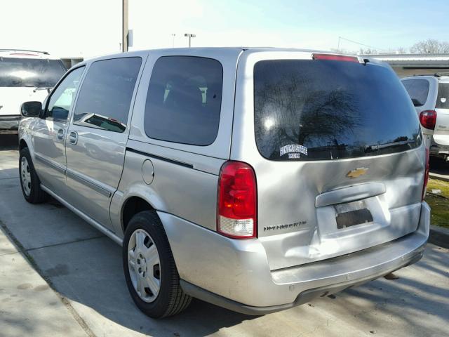 1GNDV23L66D107065 - 2006 CHEVROLET UPLANDER L SILVER photo 3