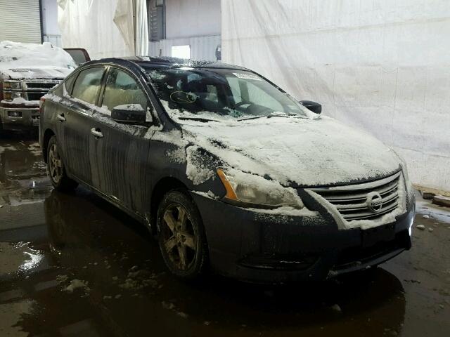 3N1AB7APXEY217980 - 2014 NISSAN SENTRA S BLUE photo 1