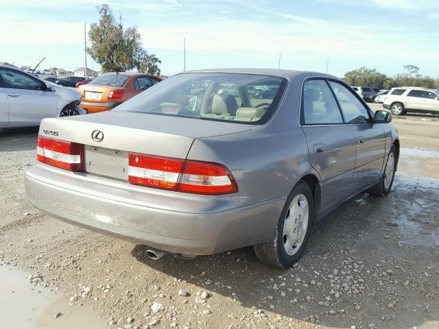 JT8BF28G6Y0284457 - 2000 LEXUS ES 300 CHARCOAL photo 4