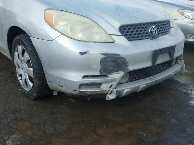 2T1KR32E93C037213 - 2003 TOYOTA COROLLA MA SILVER photo 9