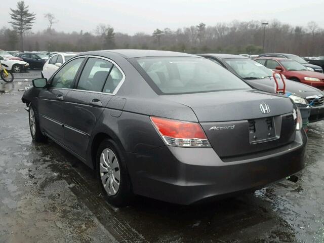 1HGCP26358A089223 - 2008 HONDA ACCORD LX GRAY photo 3