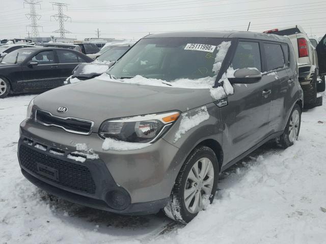 KNDJP3A51E7016945 - 2014 KIA SOUL + GRAY photo 2