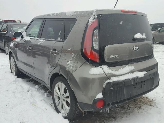 KNDJP3A51E7016945 - 2014 KIA SOUL + GRAY photo 3