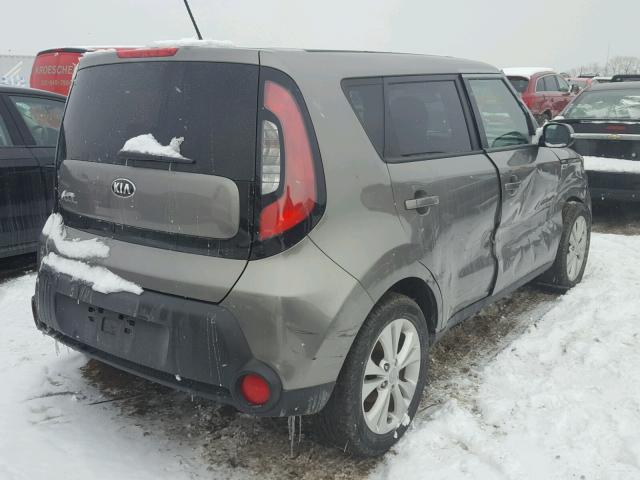 KNDJP3A51E7016945 - 2014 KIA SOUL + GRAY photo 4