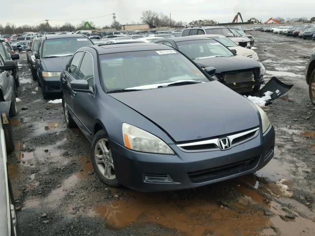 1HGCM56767A171179 - 2007 HONDA ACCORD EX GRAY photo 1