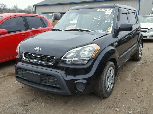 KNDJT2A55D7770256 - 2013 KIA SOUL BLACK photo 2