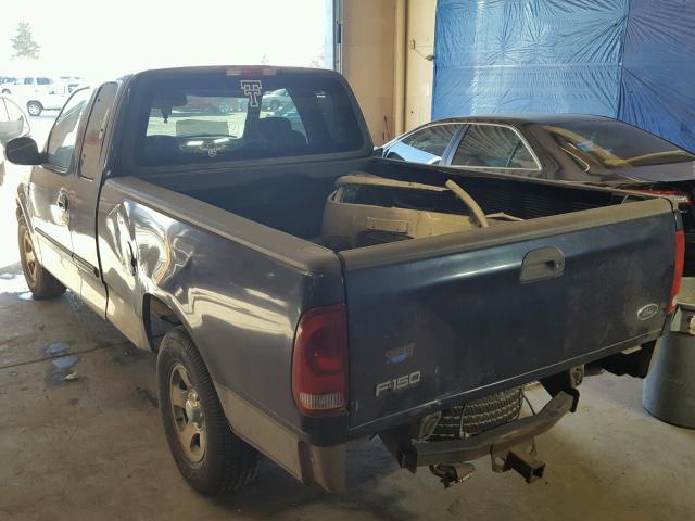 1FTRX17L72NA52904 - 2002 FORD F150 BLUE photo 3