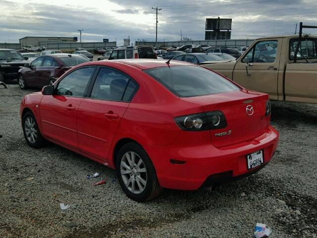 JM1BK12F471716107 - 2007 MAZDA 3 I RED photo 3