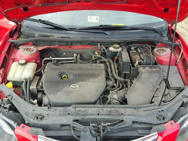 JM1BK12F471716107 - 2007 MAZDA 3 I RED photo 7