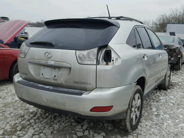 2T2HA31U24C039294 - 2004 LEXUS RX 330 GRAY photo 4