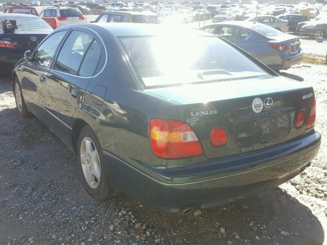 JT8BD68S6Y0108588 - 2000 LEXUS GS 300 GREEN photo 3