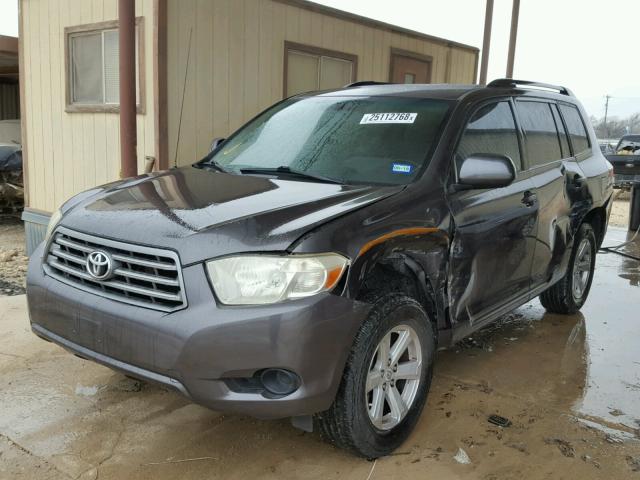 JTEES41A792114802 - 2009 TOYOTA HIGHLANDER GRAY photo 2