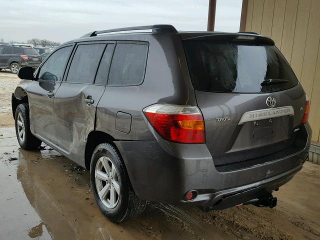 JTEES41A792114802 - 2009 TOYOTA HIGHLANDER GRAY photo 3